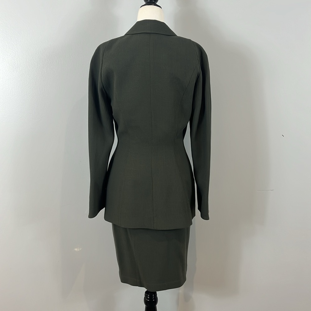 Thierry Mugler Vintage Wool Skirt Suit - Picture 6 of 17
